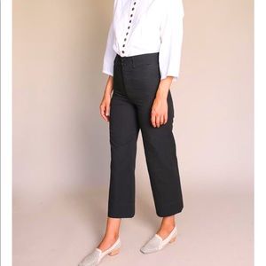 Apiece Apart Merida Crop Pants Black 3